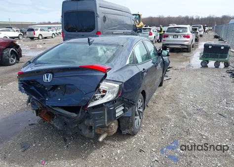 2017 Honda Civic Ex from USA, damaged, VIN 19XFC2F86HE220790